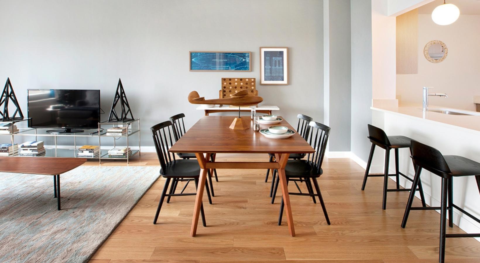 Gorgeous living areas to entertain and enjoy a room with a table and chairs