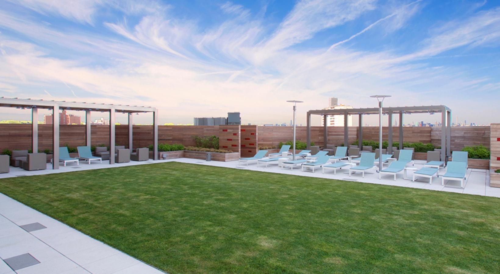 Find your perfect fit at The Alexander a lawn with chairs and tables